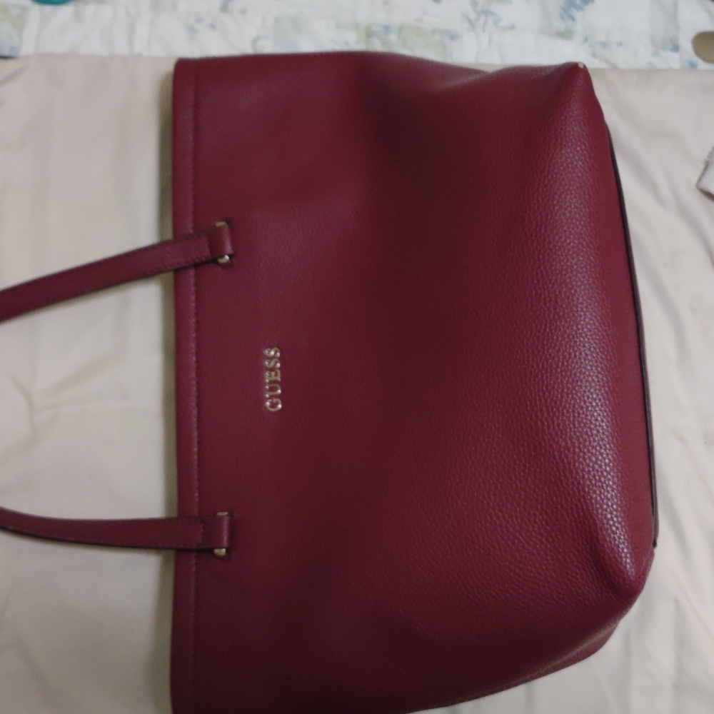 GUESS Handbag Burgundy color